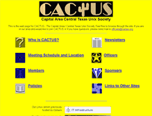 Tablet Screenshot of cactus.org